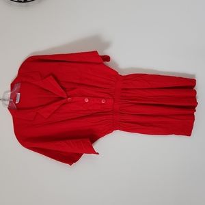 vintage ,ladies red rompers